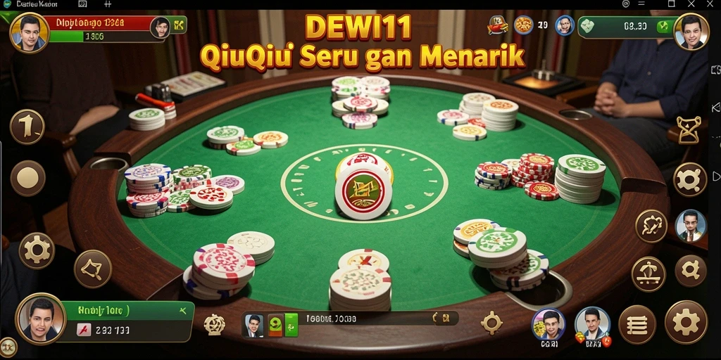 Tampilan seru gameplay QiuQiu di DEWI11.