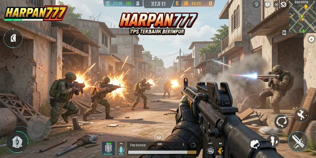 Tampilan aksi epic di dalam gameplay HARAPAN777