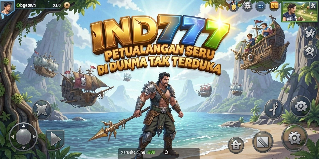 Tampilan gameplay IND777 yang penuh aksi dan petualangan.