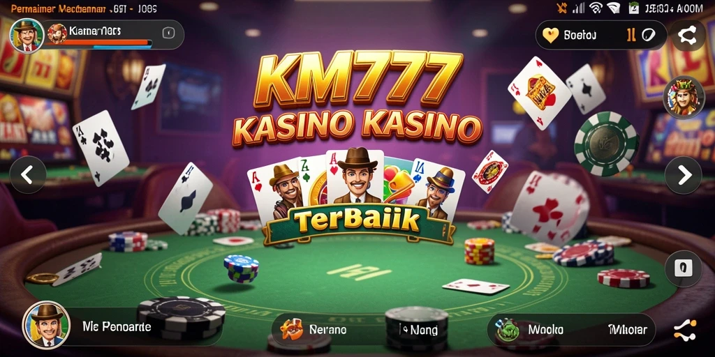 Tampilan gameplay Kasino yang menarik di KM777.