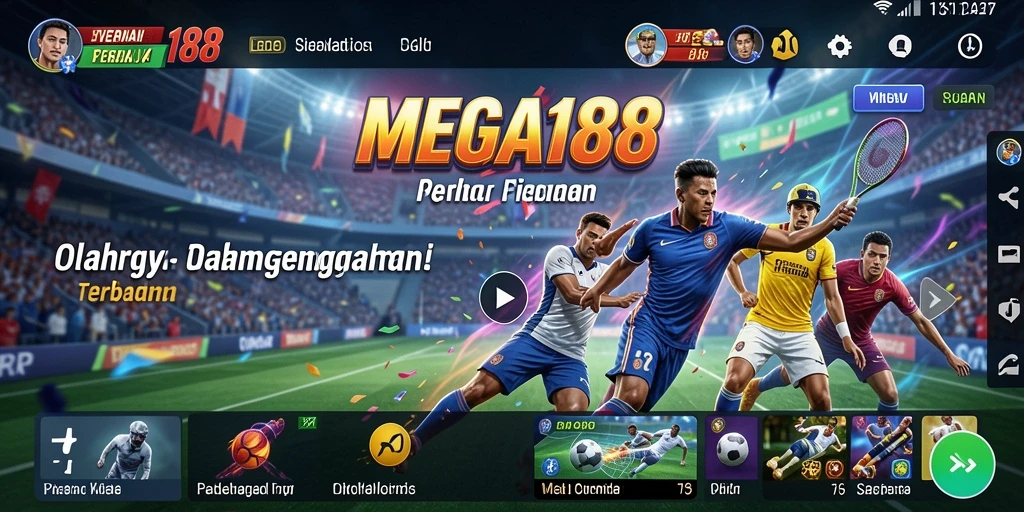 Tampilan gameplay seru dan interaktif dalam MEGA188.