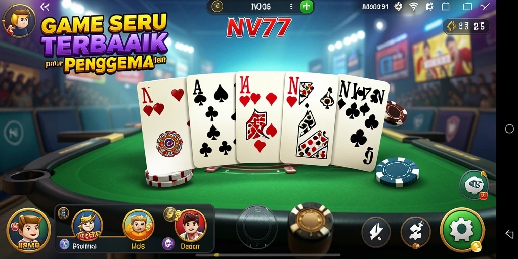 Tampilan menarik dari gameplay NV77 yang mengasyikkan.