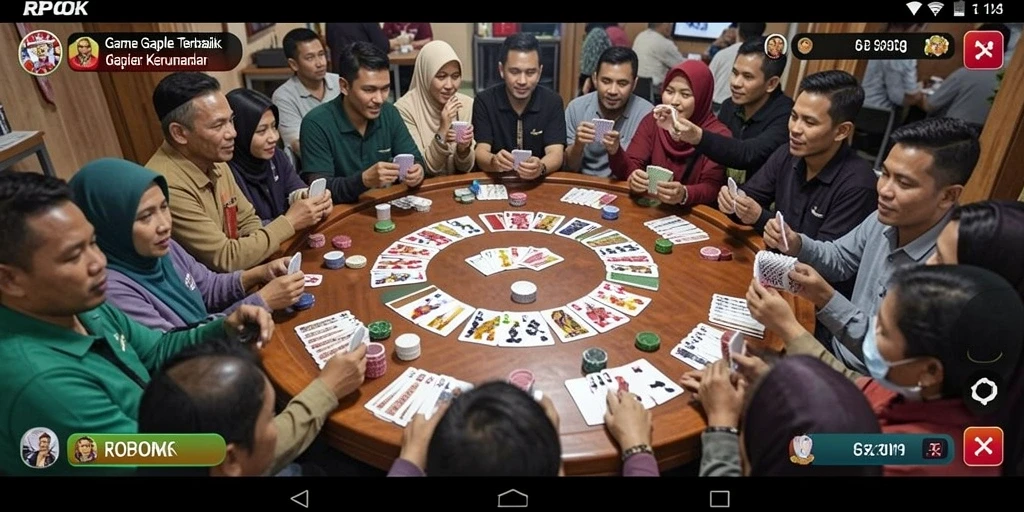Gameplay menarik RPOK dengan suasana Gaple yang seru.