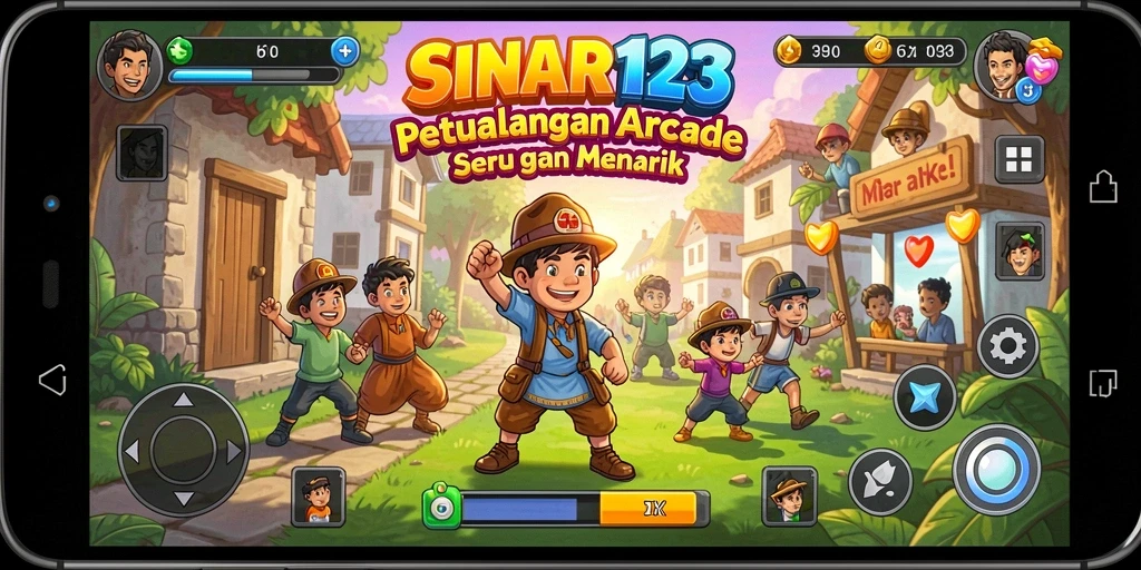 Tampilan gameplay seru dalam SINAR123 yang penuh aksi dan tantangan.